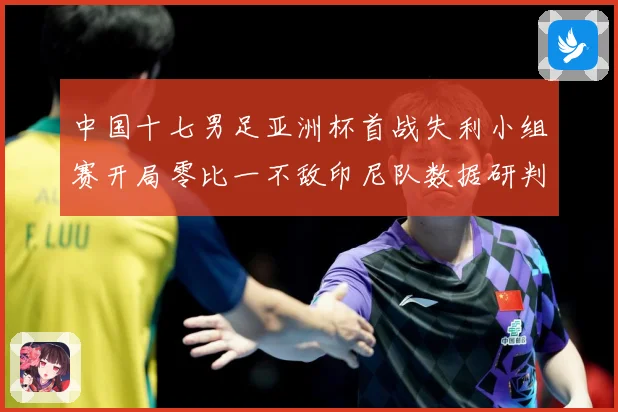中国十七男足亚洲杯首战失利小组赛开局零比一不敌印尼队数据研判：最新赛事动态与深度分析